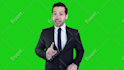 create a profesional green screen video in spanish