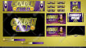 design custom animated twitch overlay and kick overlay
