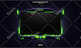 make professional twitch stream webcam overlay