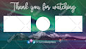 create an intro and outro with aesthetic cute computer style