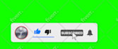 create animated youtube subscribe buttons, like and bell