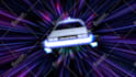 create your logo or text on delorean back to the future car