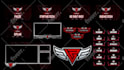 design gaming logo with animated overlay for twitch