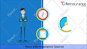 make life or health insurance 2d animated promo video