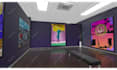 make 3d realistic virtual art gallery slideshow