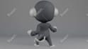 do 3d character model for game or animation