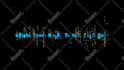 do 4k glitch realistic neon sign logo animation