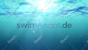 create this underwater logo animation