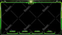 custom cute animated overlay design for vtuber or twitch streamers