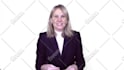 be your british video spokesperson on white screen with logo