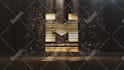 create a magical gold logo intro animation