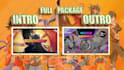 create youtube anime outro with end screen or anime intro