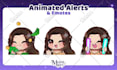 create custom animated twitch emote for vtuber in bulk