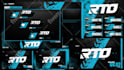 design a custom animated twitch overlay package and more