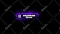 create amazing social media lower thirds and subscribe popup animation