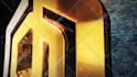 create a 3d animated logo intro video featuring gold silver