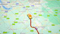 create stunning travel route map animation