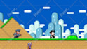 make a 32 bits video game music video