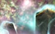 make universe zoom to earth logo reveal animation