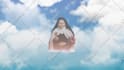 do jet plane fly through sky clouds logo reveal intro opener