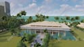 create 3d exterior of a building with renderings