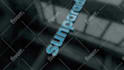 create clean 3d glossy glass intro