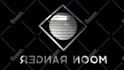 3d  logo rotating and text rotating animation perfect loop