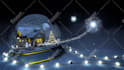 create a christmas holiday intro video