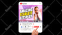 make modern youtube subscribe and bell animation