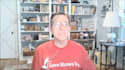 create a relaxed conversational video looking to the side