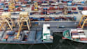 put your logo or website on container truck