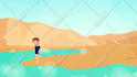 create a custom story based 2d animated music video