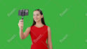 film a green screen female spokesperson video in english