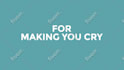 make a cool animated lyric video for your song