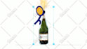 make bottle reveal logo in new year video