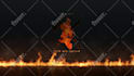 create fire logo animation and youtube intro outro