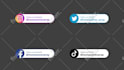 create animated social media lower thirds and overlays for streaming