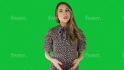 film a green screen spokesperson video in HD or 4k