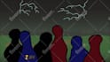 create a beautiful 2d animated music video