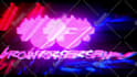 create glitchy cyberpunk logo intro