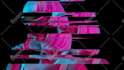 make short cyberpunk glitch intro with sound effects