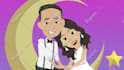 create a gorgeous romantic animated wedding invitation video