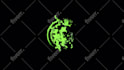 create a logo reveal animation with particles dissolving