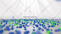 make a 3d kids particle video intro custom logo animation, intro and outro