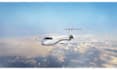 place your  logo on a 3d flying business jet  yacht helicopte