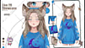 do live2d vtuber model, 2d vtuber model 3d vtuber model anime vtuber rigging