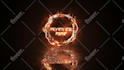 create epic raging fire logo reveal, intro outro video for youtube