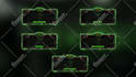 design twitch package, logo, stream overlay, animated alerts, screens and panels