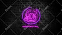 create neon logo animation video intro
