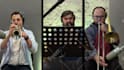 record live strings section in professional studio